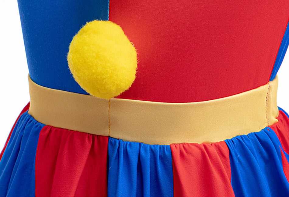 Kids Pomni Cosplay Costume GONZALES ONLINE SHOP