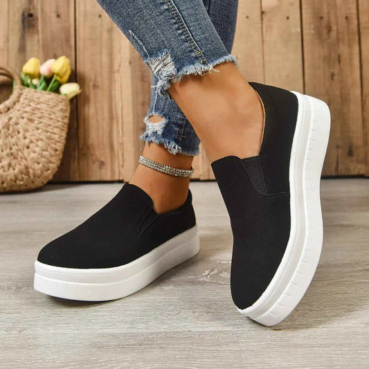 Shoes for Women Spring Leisure Sneakers New Womens Lazy Footwear Lightweight Thick Sole   Platform Women Shoes size 36-43