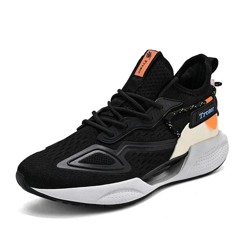Sneakers Men High-quality Running Shoes with Popcorn Shoe Comfortable Unisex Running Walking Casual Tennis Shoe Breathable Light GONZALES ONLINE SHOP