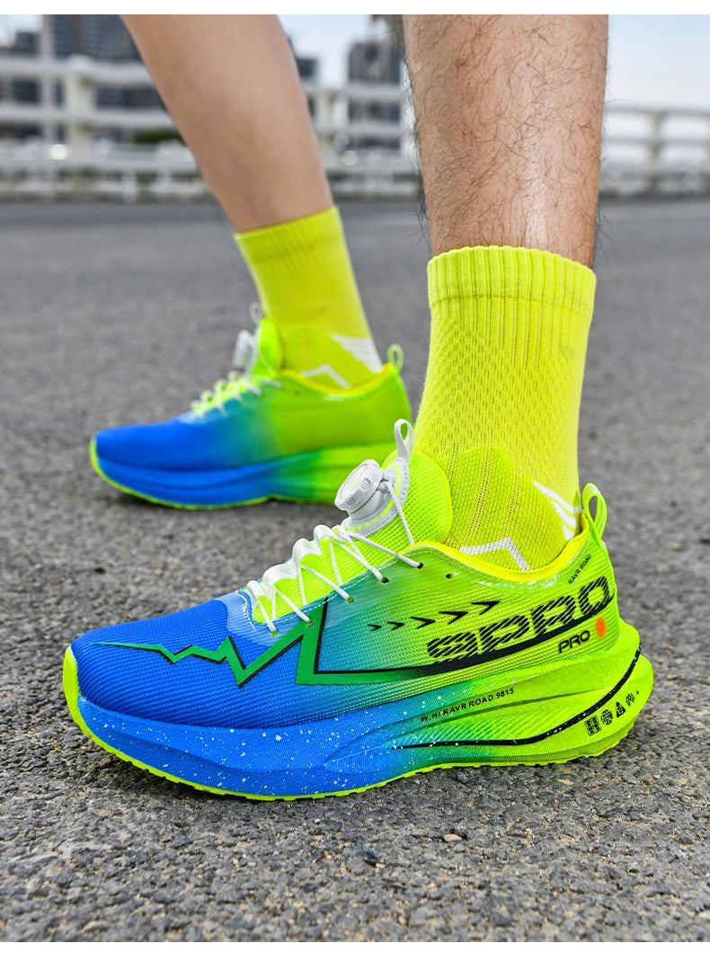New Men's Running Shoes Breathable Outdoor Road Wear-Resistant Sport Sneakers Light Athletic Jogging Walking Shoes Fitness Shoes GONZALES ONLINE SHOP
