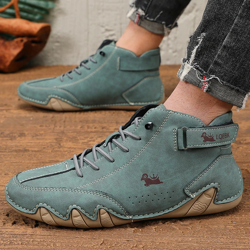 Mens Shoes Original Sneakers Shoes Men's High Top Ankle Boots Breathable and Comfortable Soft Sole Luxury Fashion Men's Shoes GONZALES ONLINE SHOP