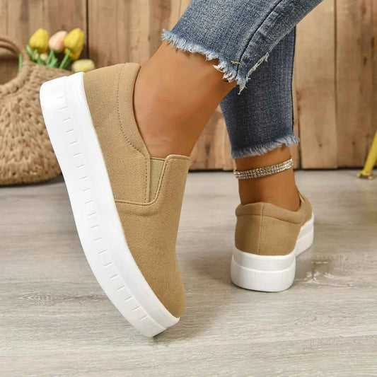 Shoes for Women Spring Leisure Sneakers New Womens Lazy Footwear Lightweight Thick Sole   Platform Women Shoes size 36-43