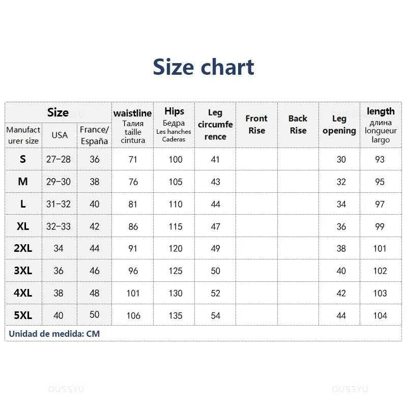 High Quality Fully Elastic Waist Men's Jeans Cotton Soft Drawstring Straight Pants Korea Casual Trousers Male Plus Size S-5XL