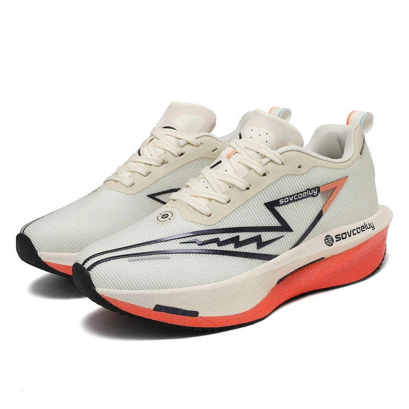 Running Shoes Carbon Board Speciality Marathon Men Sports Breathable Lightweight Women's Comfortable Athletic Nonskid Sneakers GONZALES ONLINE SHOP