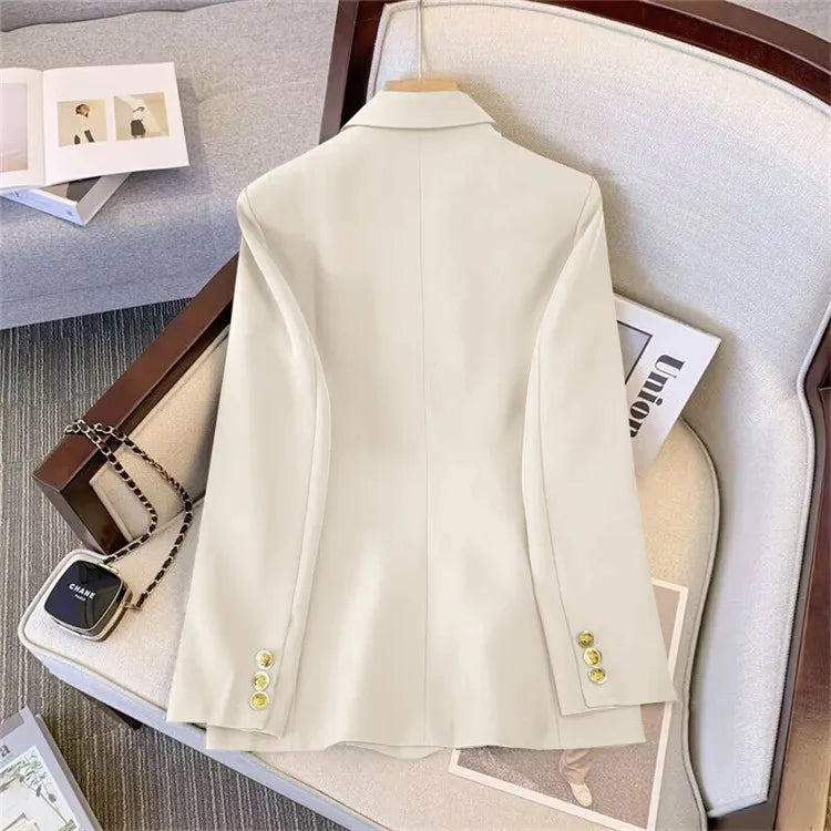 Women's Fashion Spring Autumn Jacket Chic Elegant Casual Sports Female Suit Coat Korean Jacket Women Blazers Outerwear pant GONZALES ONLINE SHOP