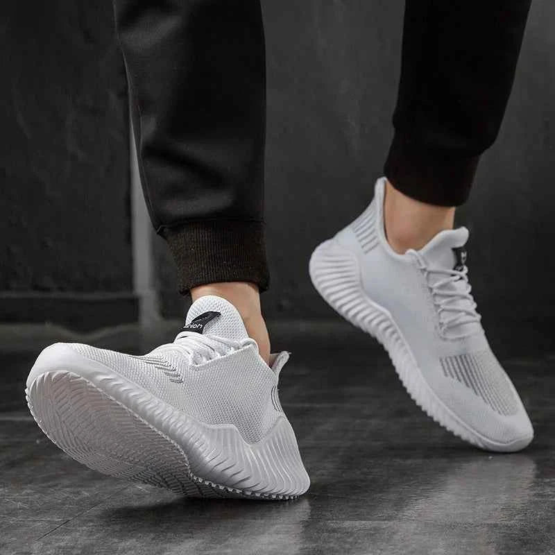 Shoes Men High Quality Male Sneakers Breathable White Fashion Gym Casual Light Walking Plus Size Footwear 2026