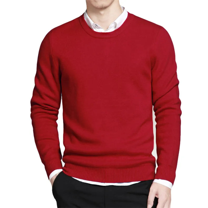 Men Sweaters Pullovers Male Striped Style Cotton O neck Sweater Shirts Jumpers Autumn Male Knitwear Plus Size 3XL 4XL Sweatshirt GONZALES ONLINE SHOP