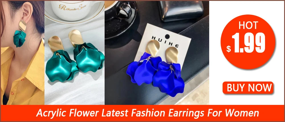 YAOLOGE Creative Dazzling Flowers Drop Earrings For Women Girl Fashion New Laser Acrylic Jewelry Lady Gift Party серьги женские GONZALES ONLINE SHOP