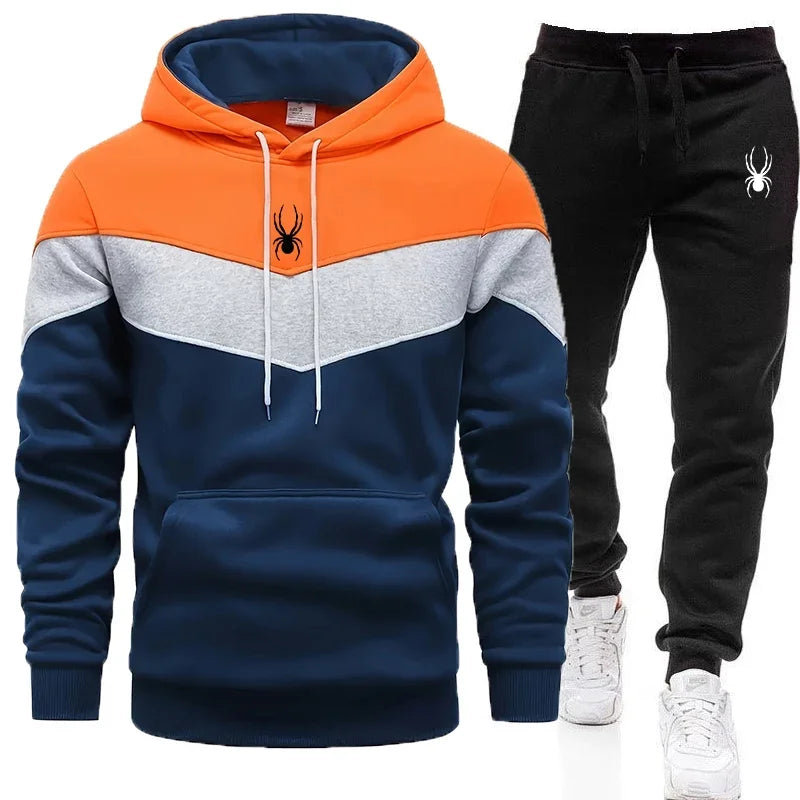 Men's Clothing Casual Sweatshirt Suit Sweatshirts for Men Daily Tricolor Hoodies Hot High Quality 2024 Sports Tracksuit Jogging GONZALES ONLINE SHOP