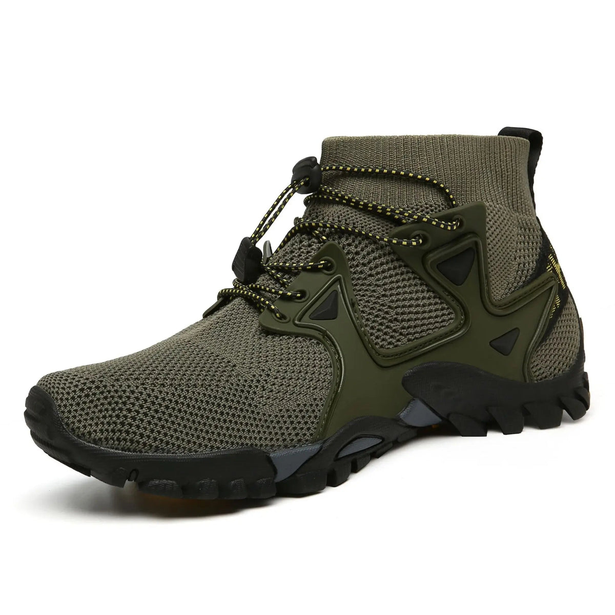 Shoes for Men Walking  2023 Summer New High Top Boots Breathable Mesh Mountaineering Outdoor Comfortable Leisure Travel Sneakers GONZALES ONLINE SHOP