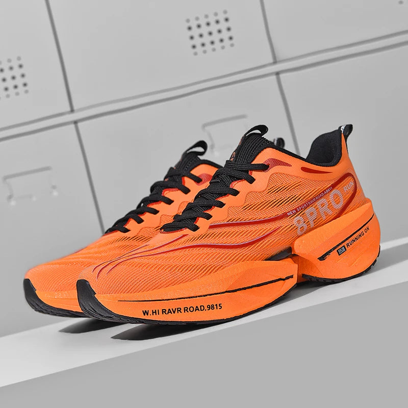 Men's Running Shoes Carbon Plate Racing Marathon Athletic Shoes Cushioned Comfortable Road Sneakers Teenage Training Shoes GONZALES ONLINE SHOP