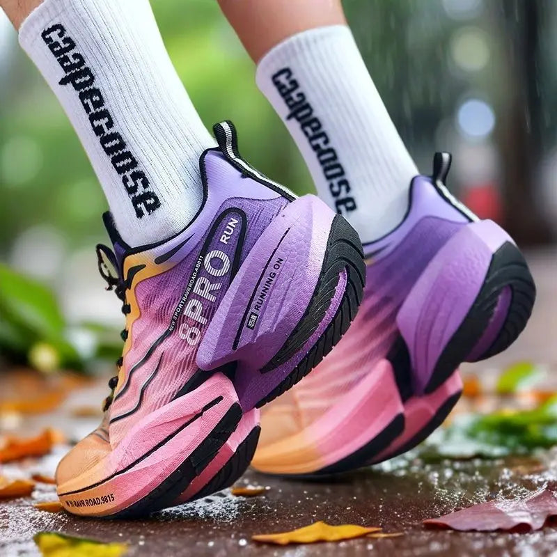 Men's Running Shoes Carbon Plate Racing Marathon Athletic Shoes Cushioned Comfortable Road Sneakers Teenage Training Shoes GONZALES ONLINE SHOP