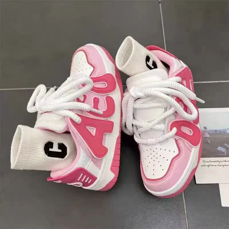 Sneakers Lace Up Athletic Shoes for Women Sports Light H Comfortable and Elegant Woman Footwear Original Deals Designer Luxury A GONZALES ONLINE SHOP