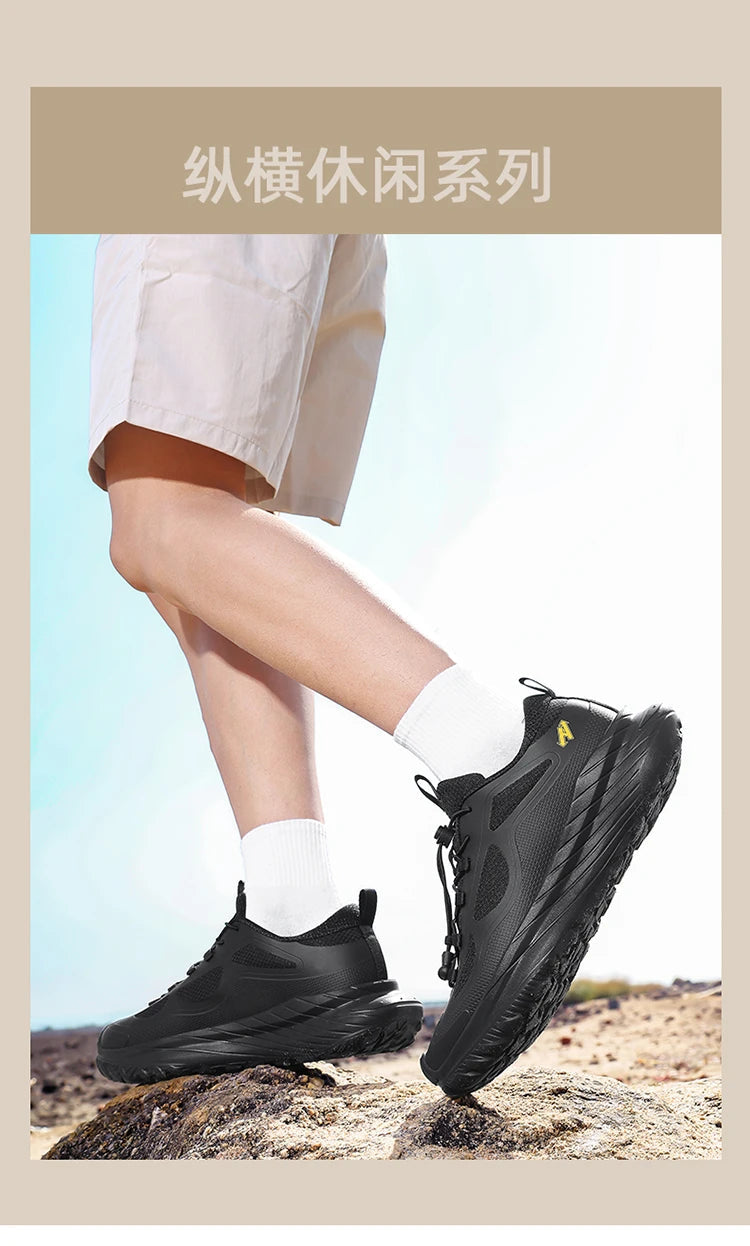 Men Hiking Shoes Waterproof Casual Walking Hiking Boots Outdoor Rubber Camping Trekking Non-Slip Women Mountain Walking Sneakers GONZALES ONLINE SHOP