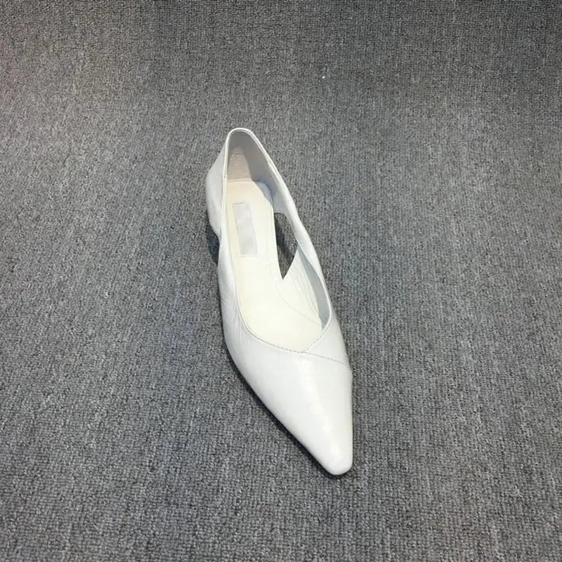 Shoes for Woman 2024 Comfortable Women's Summer Footwear Moccasins Blue Low Heel Elegant Pointed Toe High Quality Popular Young GONZALES ONLINE SHOP