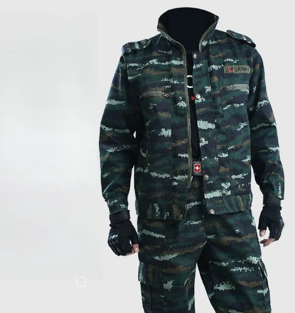 Wear-resistant camouflage suit for men and women's work clothes Spring and autumn thickened labor protection clothing, dirt resi GONZALES ONLINE SHOP