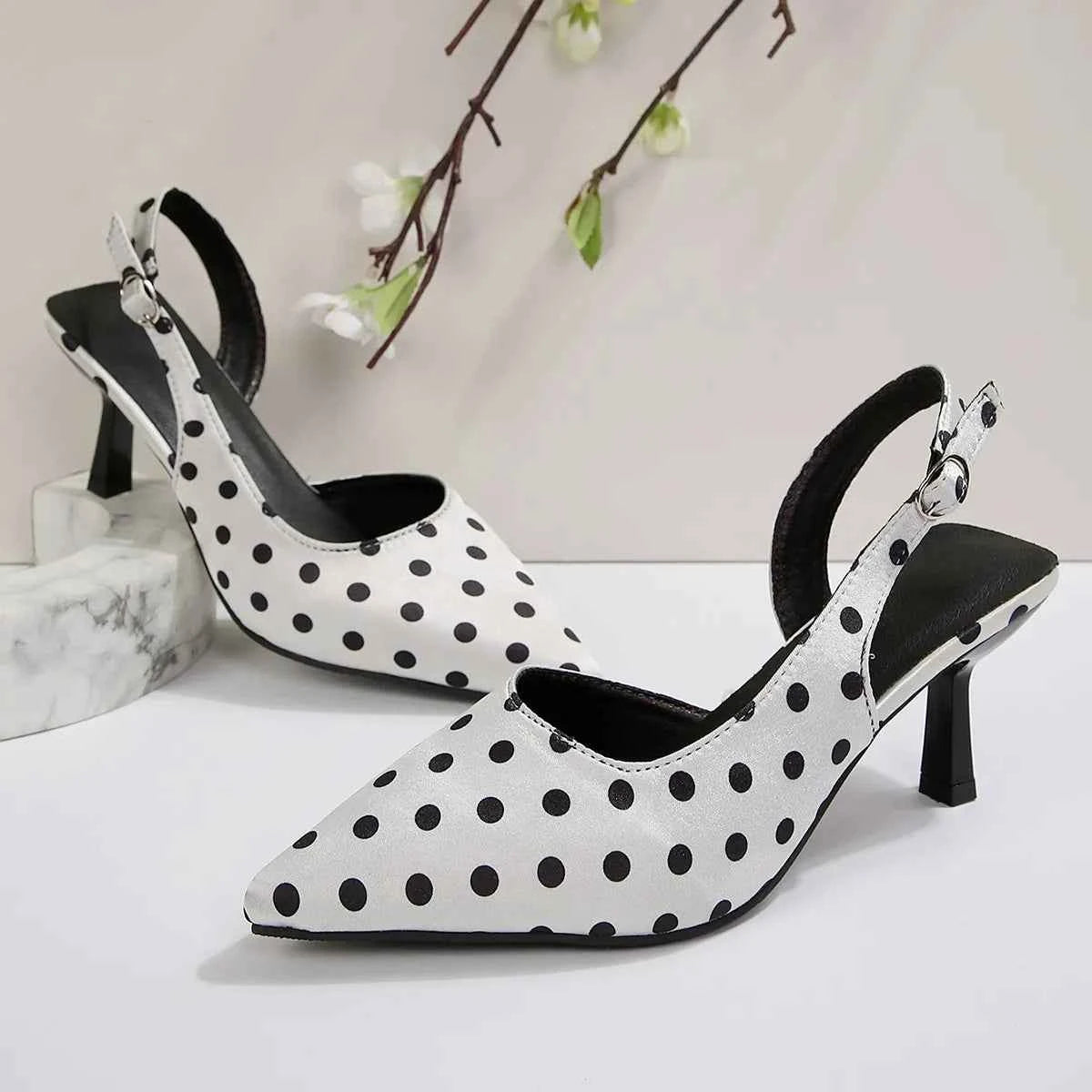 Women's Shoes Designer Heeled Sandals Elegant Dress Fashion Heels Shoes 2026 Spring New Shallow Dress Mujer Zapatos