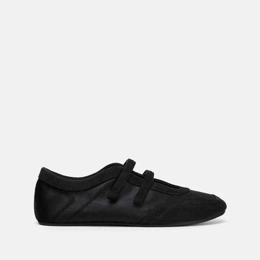 Low Top Shoes Four Seasons New Round Head Shallow Mouth Splicing Soft Sole Anti-slip Wear-resistant Flat Sports Shoes
