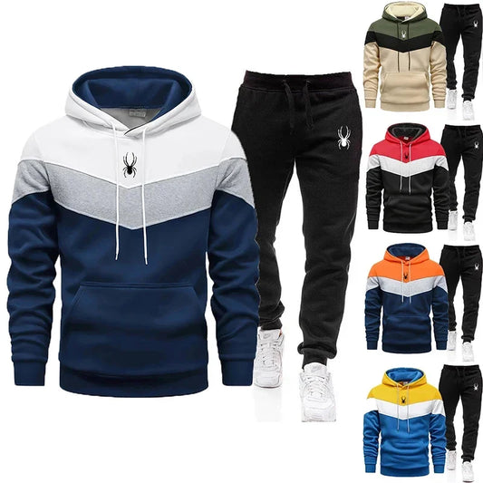 Men's Clothing Casual Sweatshirt Suit Sweatshirts for Men Daily Tricolor Hoodies Hot High Quality 2024 Sports Tracksuit Jogging GONZALES ONLINE SHOP