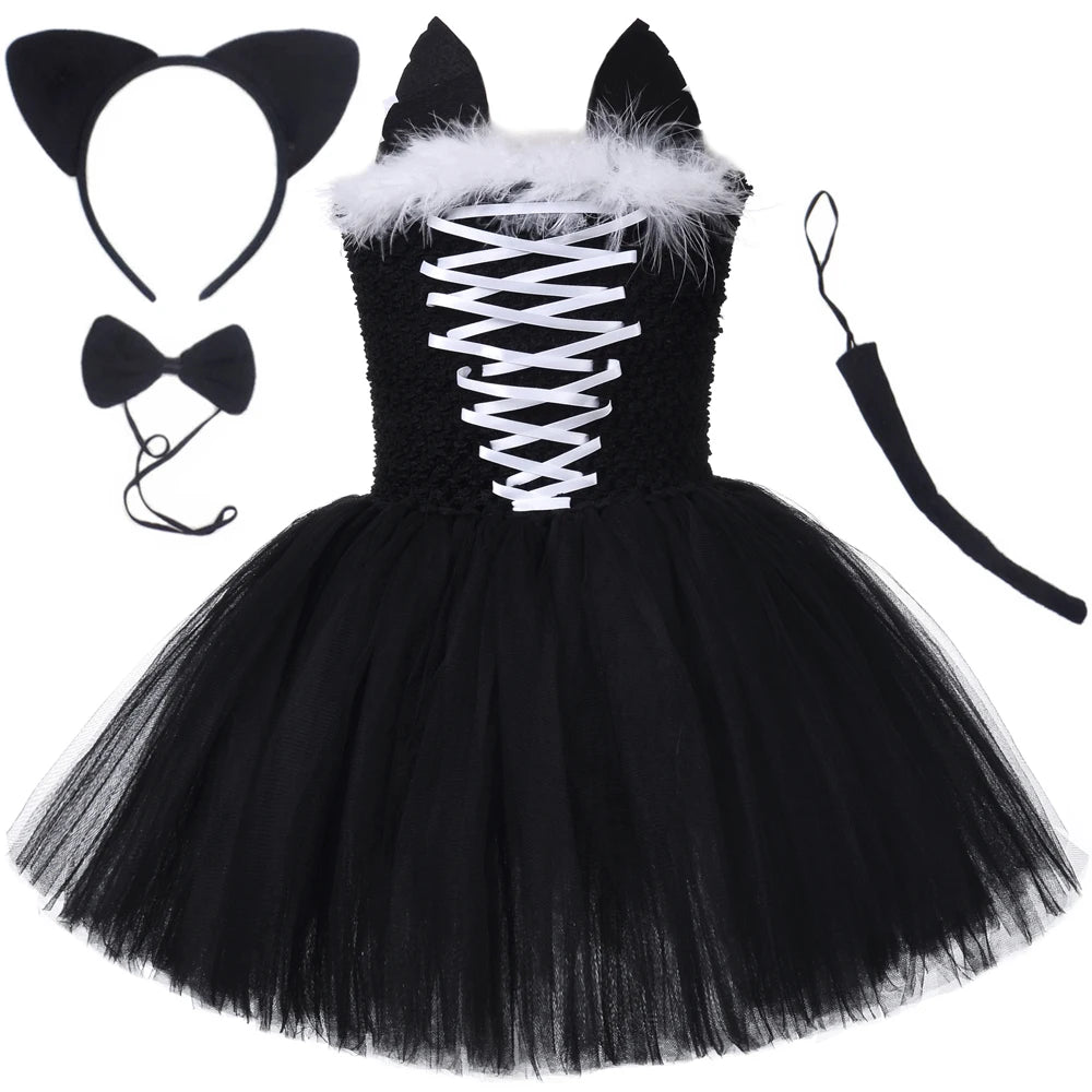 Black Cat Tutu Dress GONZALES ONLINE SHOP