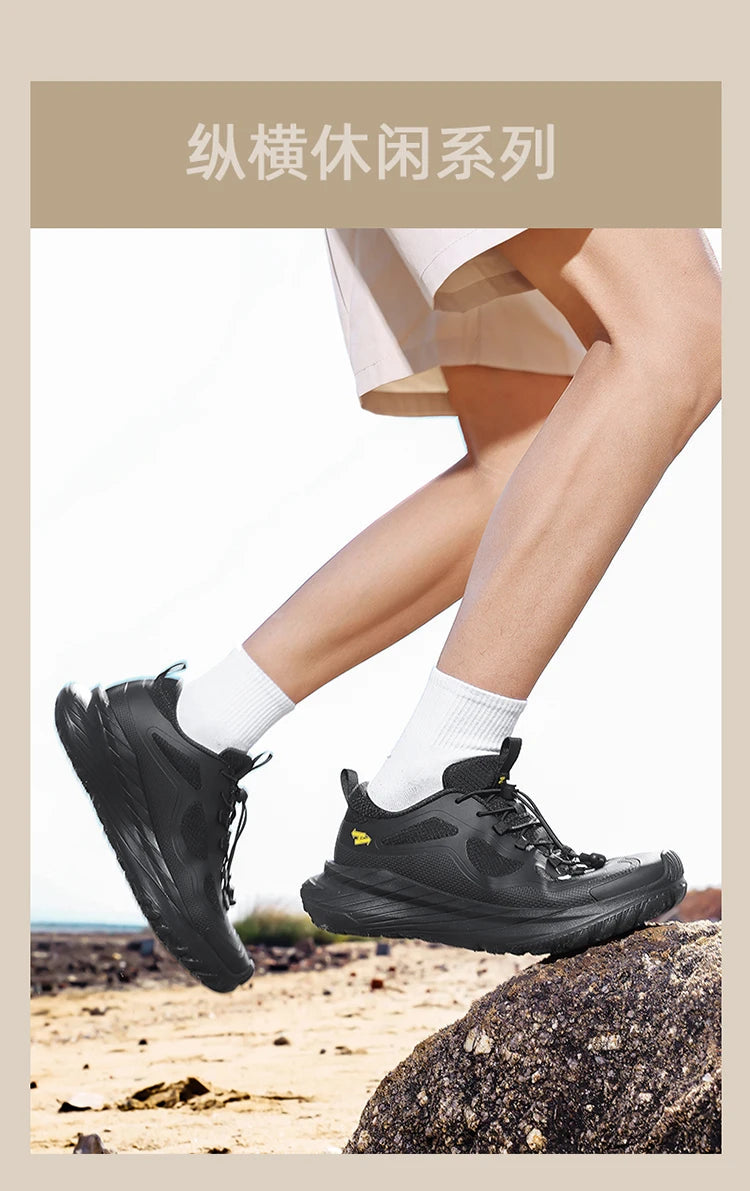 Men Hiking Shoes Waterproof Casual Walking Hiking Boots Outdoor Rubber Camping Trekking Non-Slip Women Mountain Walking Sneakers GONZALES ONLINE SHOP
