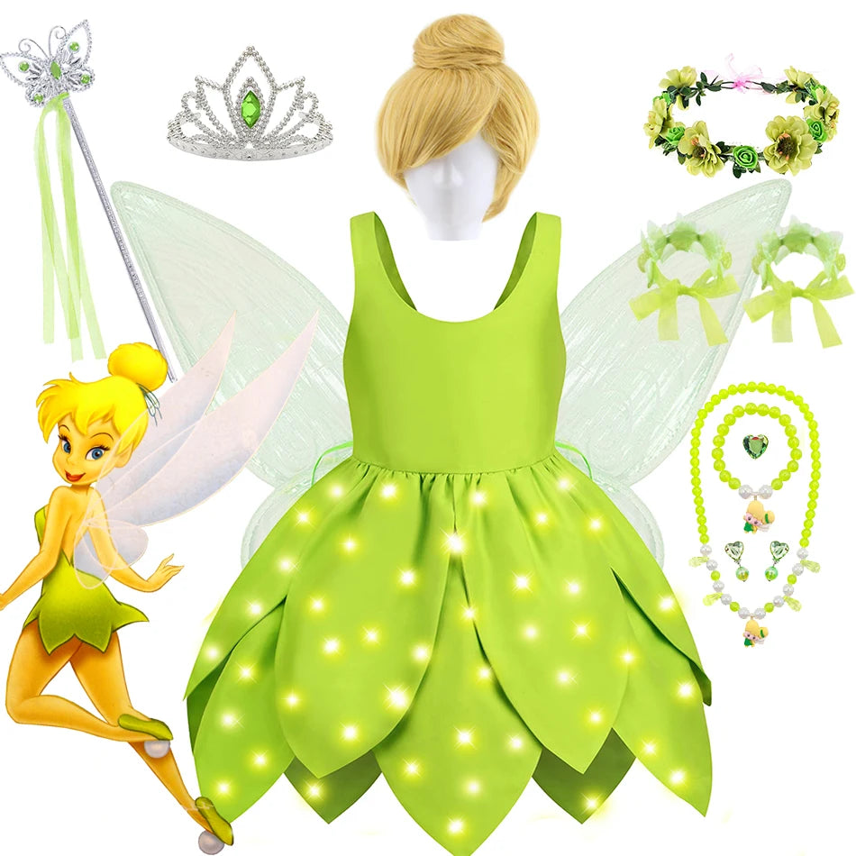 Baby Girl Tinker Bell Fairy Dress GONZALES ONLINE SHOP