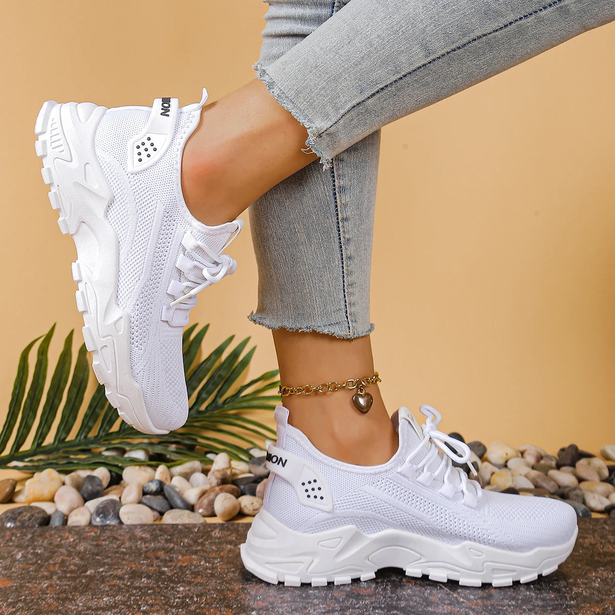 Women's shoes, women's sports shoes 2025 Women's shoes Breathable single-mesh dad shoes Women's casual and versatile sports shoe GONZALES ONLINE SHOP