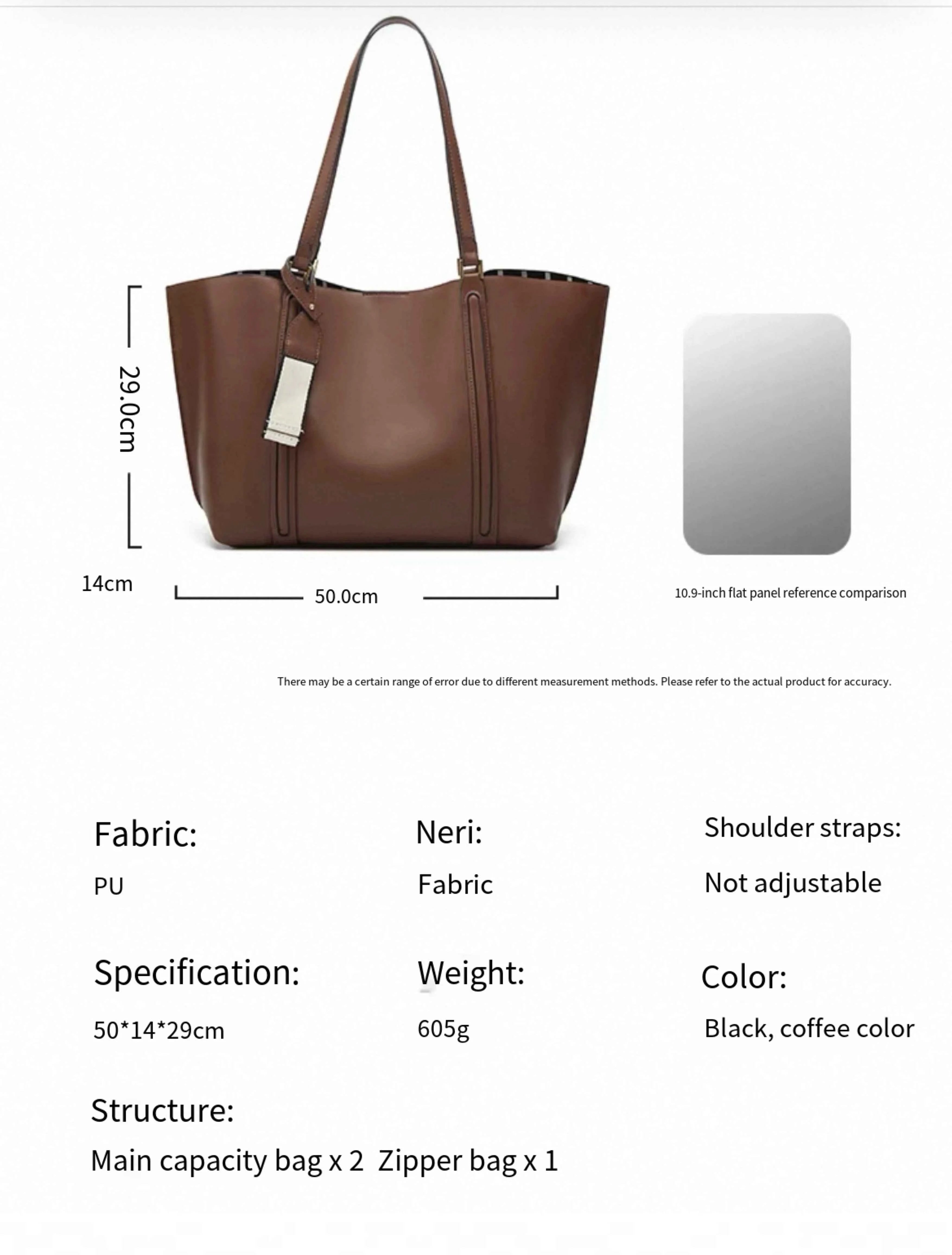 Fashion Minimalist Tote Bag Women Casual Leather Large Capacity Shoulder Bag Ladies High End Commute Shopping Underarm Bags 2025