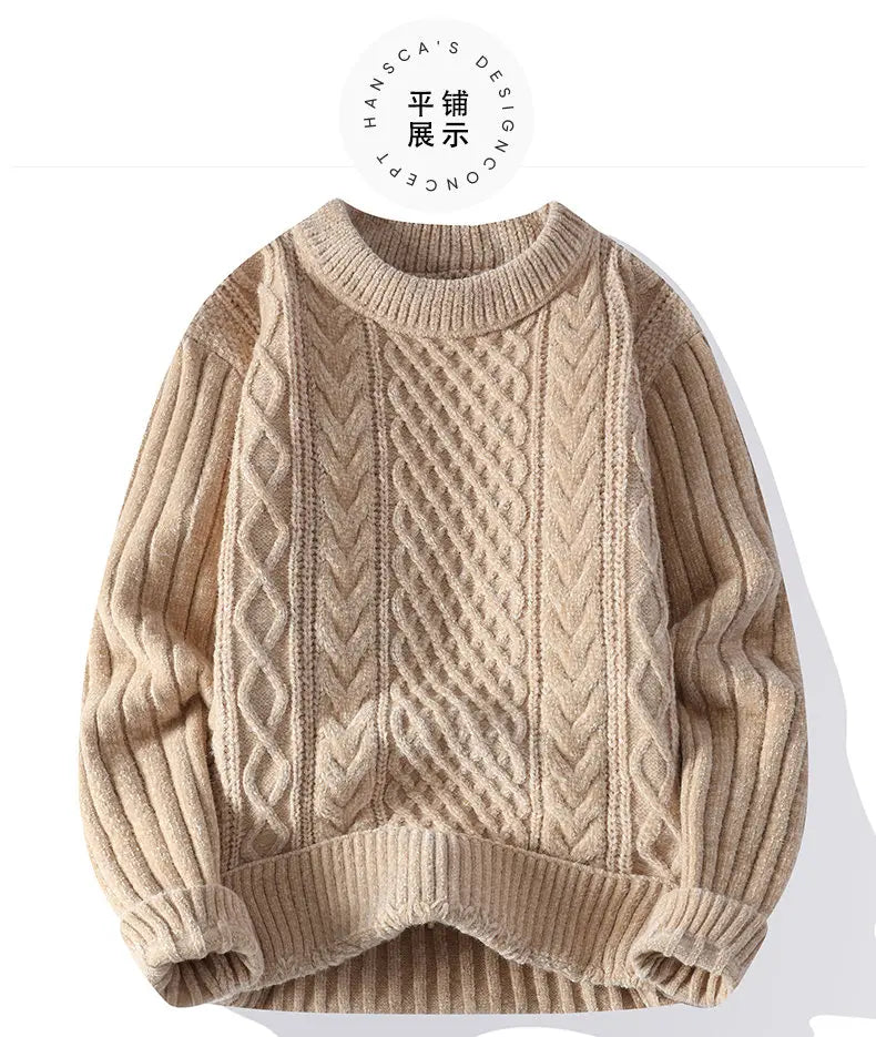 Sweaters men 2024 winter korean style mens warm sweater mens fashion sweaters autumn Men's wool pullovers male MY7116 GONZALES ONLINE SHOP