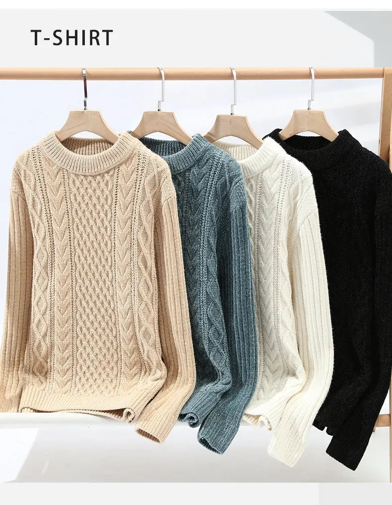 Sweaters men 2024 winter korean style mens warm sweater mens fashion sweaters autumn Men's wool pullovers male MY7116 GONZALES ONLINE SHOP