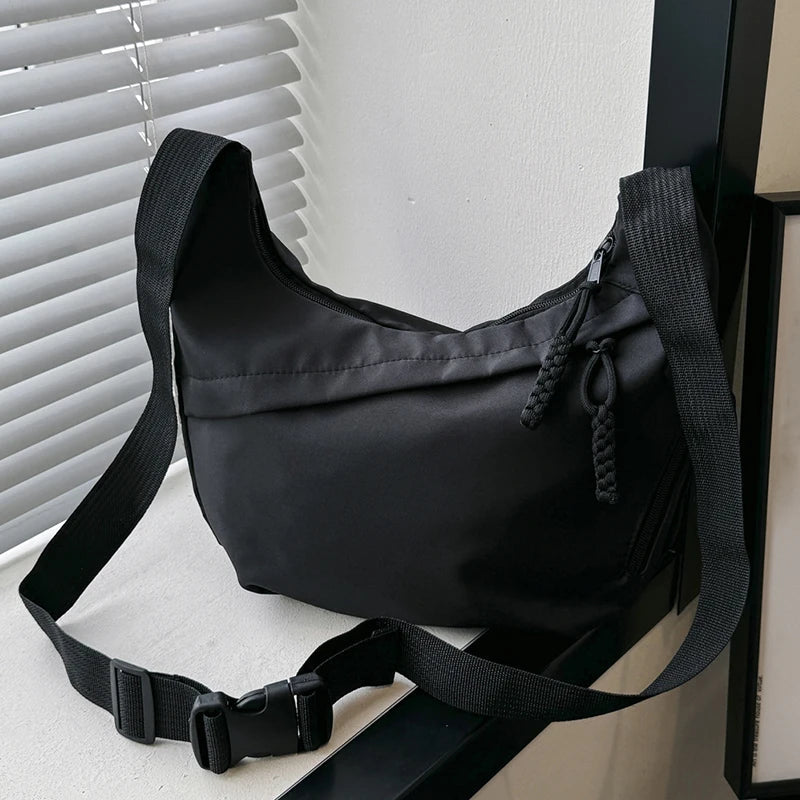 Neutral style tote bag with strap for carrying fitness items. New mini street-style handbag with shoulder strap. Lightweight and GONZALES ONLINE SHOP