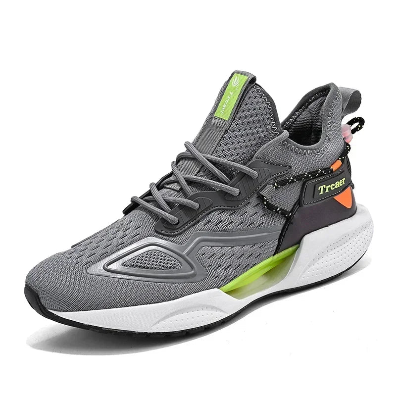 Sneakers Men High-quality Running Shoes with Popcorn Shoe Comfortable Unisex Running Walking Casual Tennis Shoe Breathable Light GONZALES ONLINE SHOP