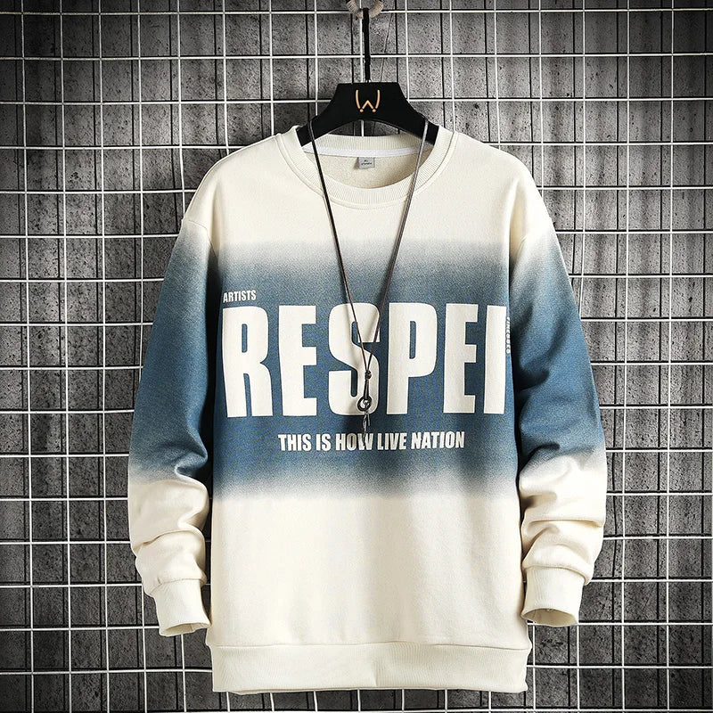 Autumn Spring 2023 Hoodies Sweatshirt For Men's Print Hip Hop Punk Pullover Streetwear Casual Fashion Clothes OverSize 5XL GONZALES ONLINE SHOP