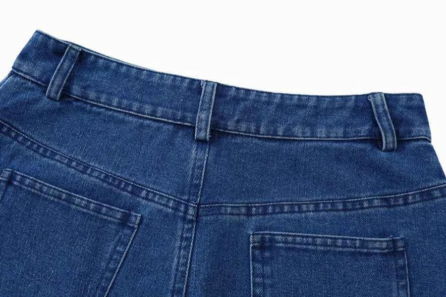 AS AW 2024 spring summer maxi denim skirt for woman clothing no any stretch (ship out in 24 hours)