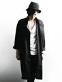 Homemade 18-winter Korean slim double-breasted double-lapel overcoat, woolen overcoat, long British trench coat.     S-6XL!! GONZALES ONLINE SHOP