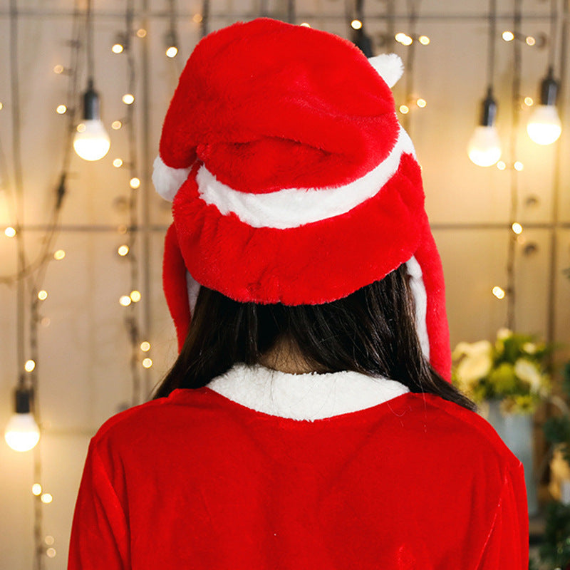 Novel Movable Christmas Hat Winter Cute Santa Claus Snowman Elk Hat GONZALES ONLINE SHOP