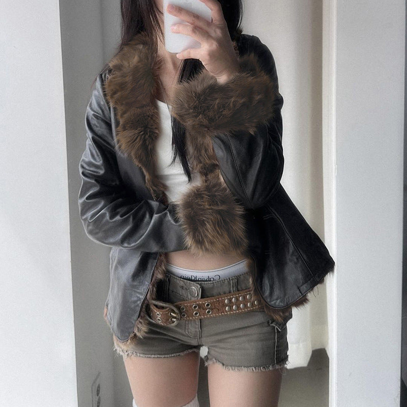 Irregular Leather Jacket Hypersku
