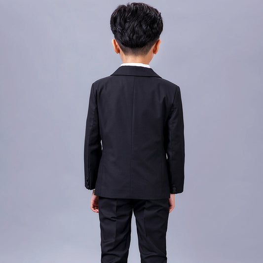 Children's Black Suit Boy Dress Suit Flower Girl Suit Wedding Show GONZALES ONLINE SHOP