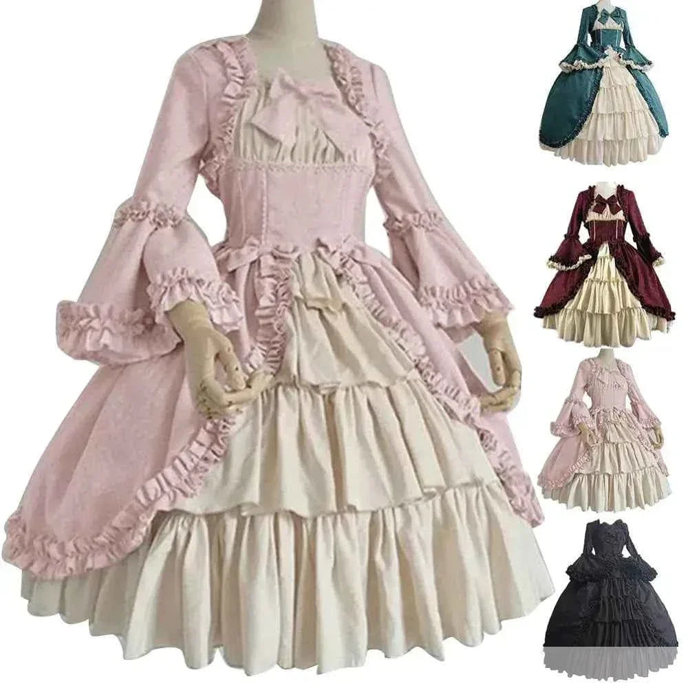 Medieval Goth Lolita Dress - Retro Court Style for a Unique Look GONZALES ONLINE SHOP